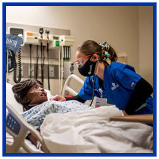 Nursing student with Athena